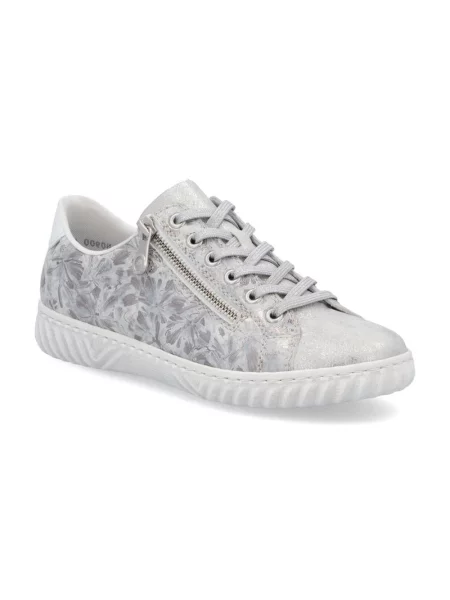 Sneakersy Rieker skórzane szare