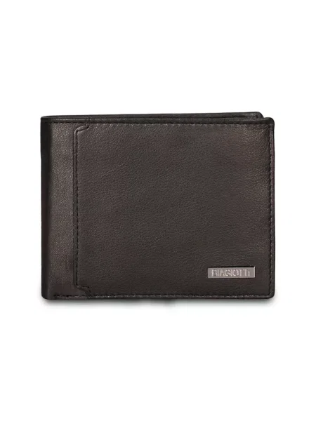 Portfel Laura Biagiotti skórzany czarny