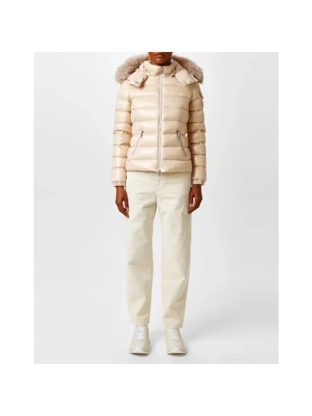 Jeansy Moncler beżowe