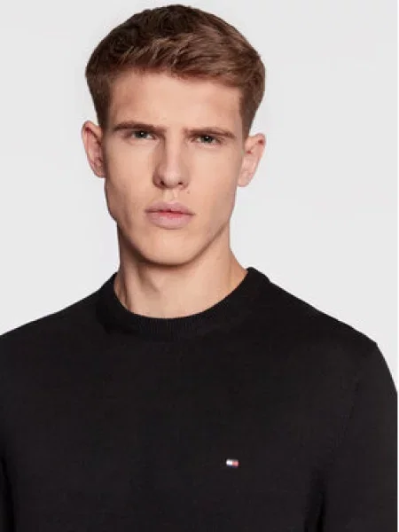Tommy Hilfiger Megztinis Pima juoda