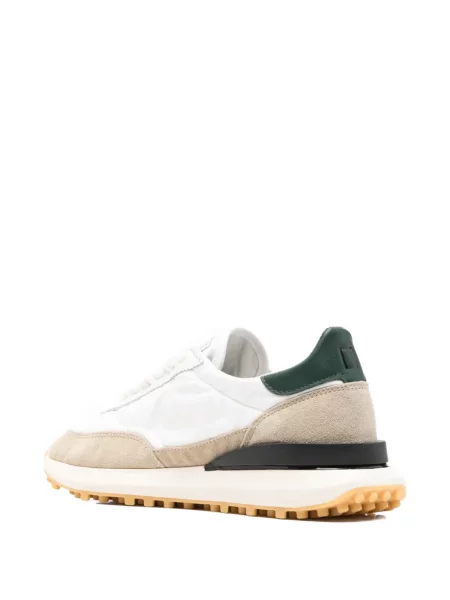 Sneakerși D.a.t.e. din piele de căprioară alb