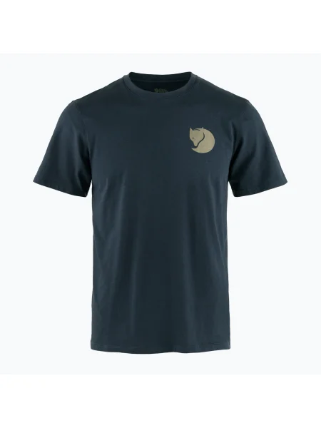 Fjällräven Walk With Nature T-Shirt M Mężczyźni Koszulki Fjällräven Niebieski Size: L granatowa