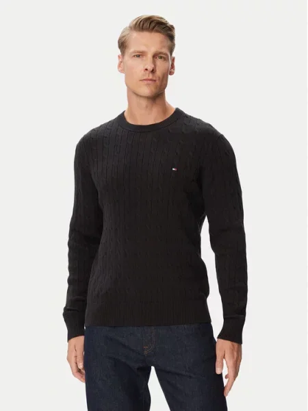 TOMMY HILFIGER Pulover CLASSIC' crna