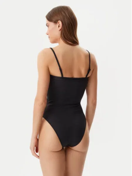 Tommy Hilfiger Jednodílné plavky Černá bílé