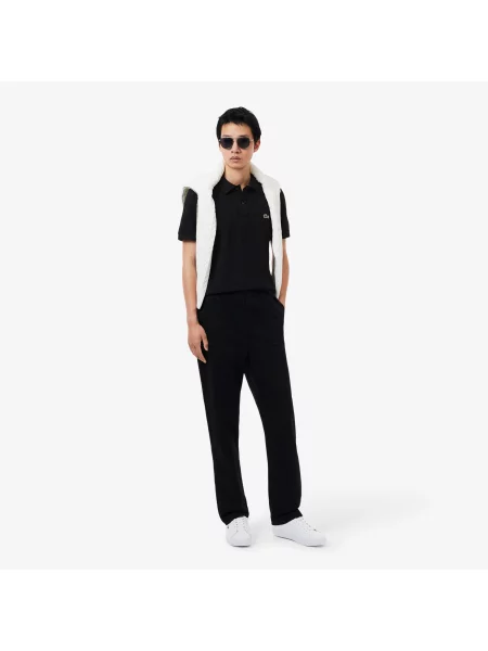 Поло Lacoste черное