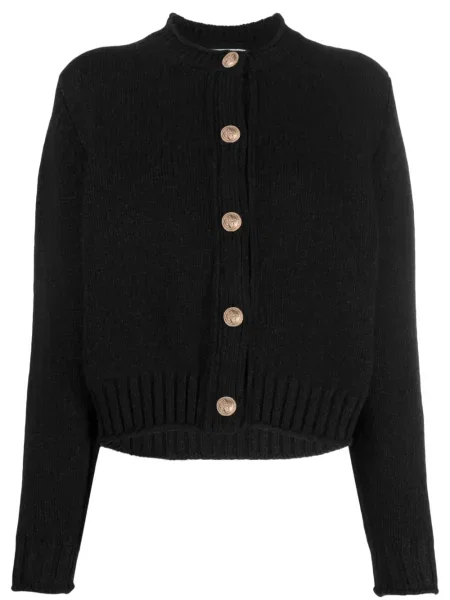 Cardigan Barrie din cașmir negru