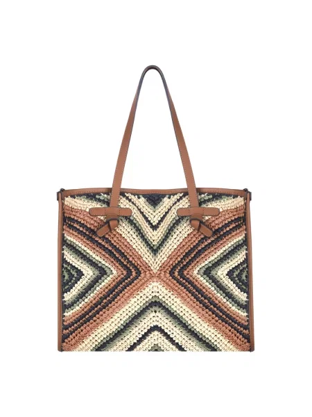 Shopperka Gianni Chiarini skórzana zielona