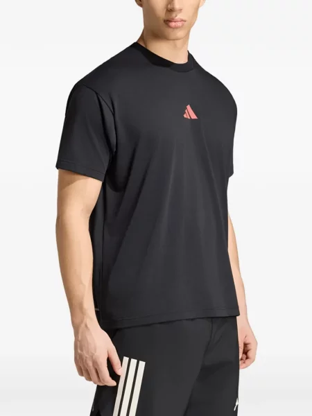 Trčanje kratke hlače Adidas s printom crna