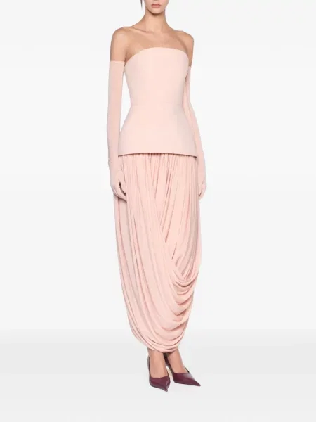 Rochie Chats By C.dam drapată roz