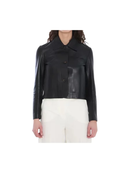 Kurtka koszulowa Arma z długim rękawem czarna