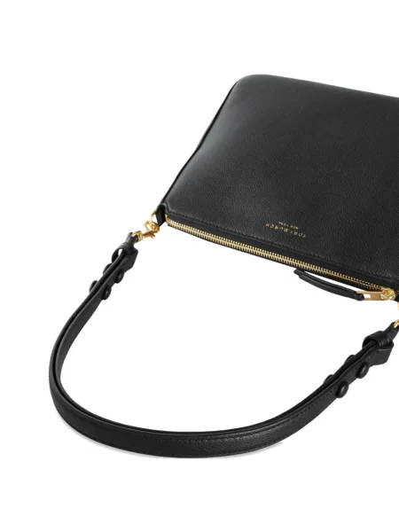 Geanta de piele Tory Burch din piele negru