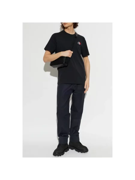 Koszulka Moncler z logo czarna