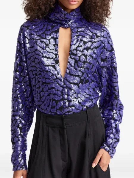 Top 16arlington din dantelă violet