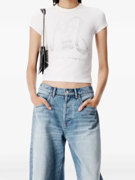 Koszulka dziecięca Alexander Wang biała