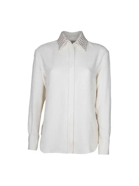 Koszula w kratkę Golden Goose w kratę biała