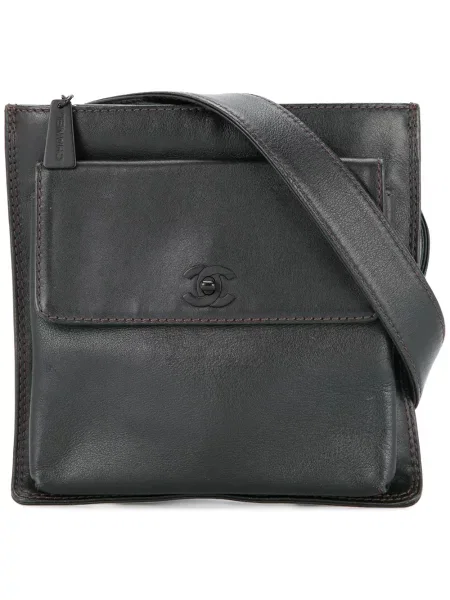 Pásek Chanel Pre-owned s autogramem černý