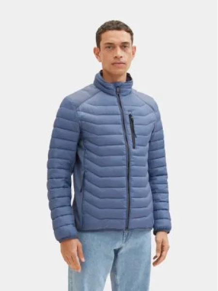 Tom Tailor Vatovaná bunda Modrá Regular Fit
