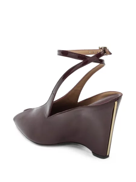 Sandale Ferragamo cu pană violet