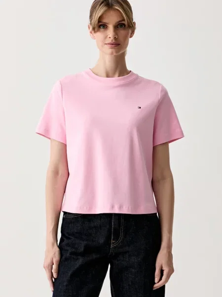 Tommy Hilfiger tricou pentru femei din roz
