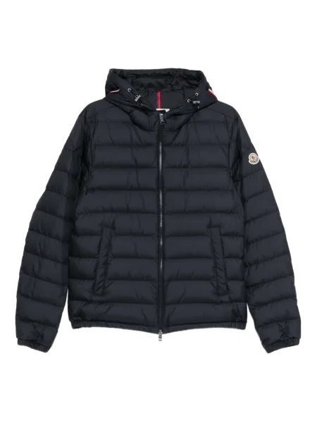 Geacă Moncler cu glugă negru
