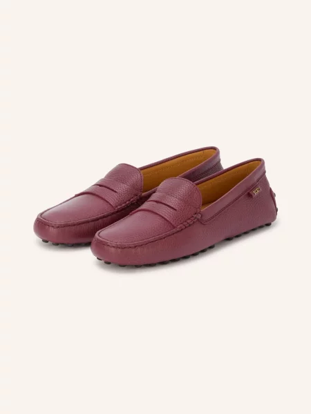 Tod's Penny Loafers Gommino rot