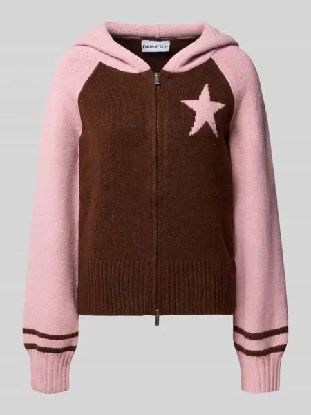 Kardigan z dwukierunkowym zamkiem model NOUGAT' Daisy Street
