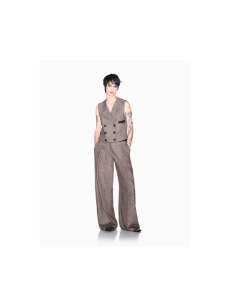 Kamizelka Armani Exchange wełniana brązowa