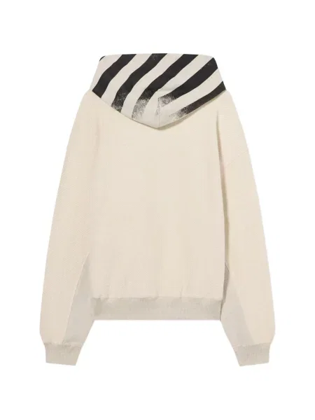 Hanorac cu glugă L/ab C/o Off-white alb