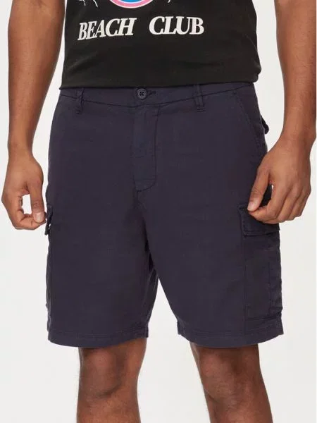 Cargo kalhoty Guess modré