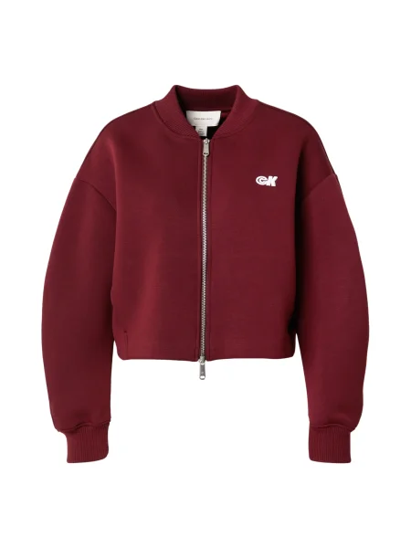 Calvin Klein Jeans Geacă de primăvară-toamnă roșu alb