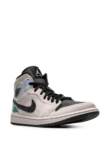 Sneakerși Nike Jordan cu autograf albastru