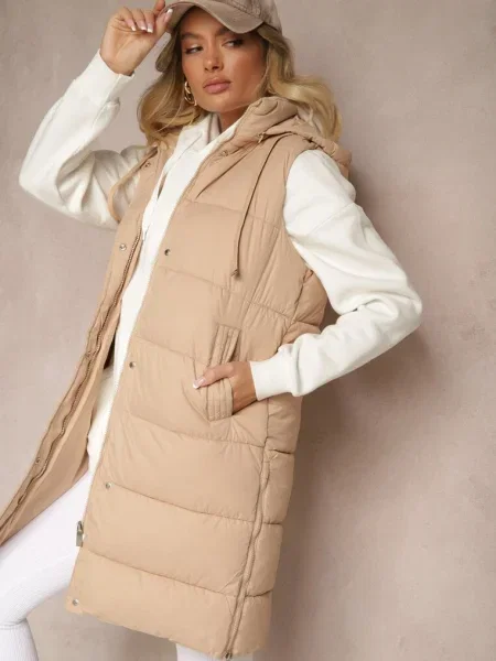 Vestă Eleandra închis bej