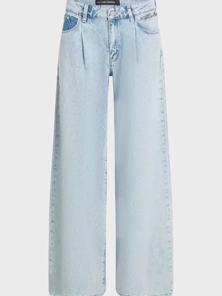 Широкі джинси Karl Lagerfeld сині