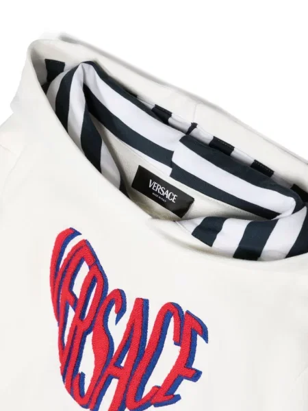 Bluza z kapturem dziecięca Versace biała
