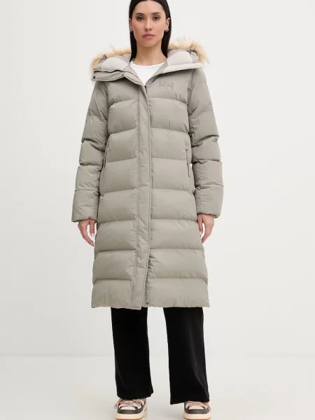 Helly Hansen kurtka W ARIA LONG PARKA beżowa
