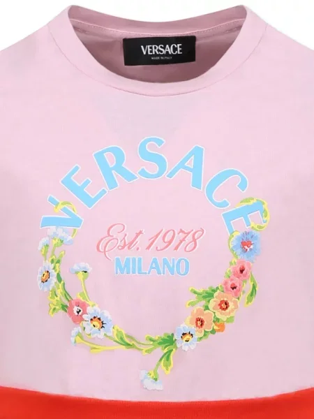 Sukienka dziecięca Versace różowa