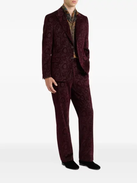Кадифено яке Etro червено