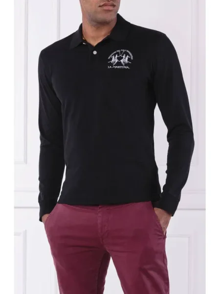 La Martina Polo milo | stretch pique negru