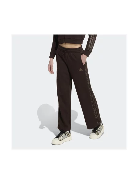 Nohavice Adidas hnedá