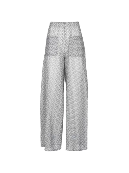 Pantaloni Palmacea tricotate albastru