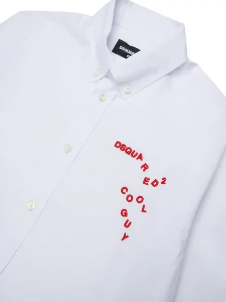 Dětska košile Dsquared2 bílá