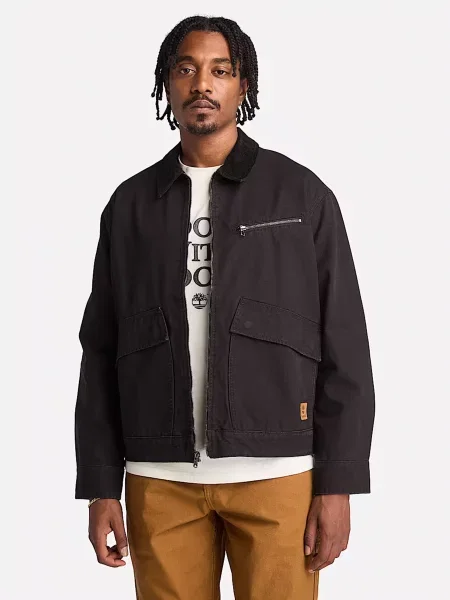 Демісезонна куртка Timberland Strafford Washed Canvas чорний