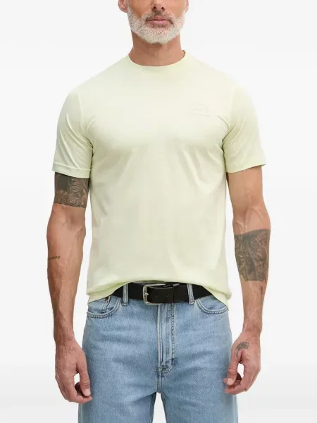 Tricou Karl Lagerfeld cu broderie verde