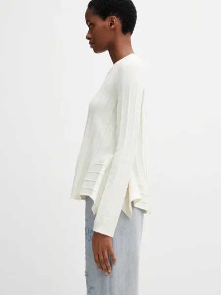 Maison Margiela sweter z wełną beżowy