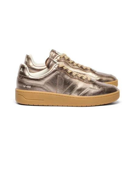 Sneakersy Veja retro żółte