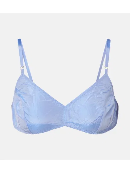 Sutien Prada de mătase albastru