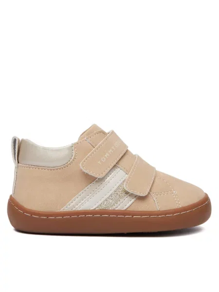 Tommy Hilfiger Αθλητικά Mid Cut Velcro Sneaker Ανοιχτό μπεζ