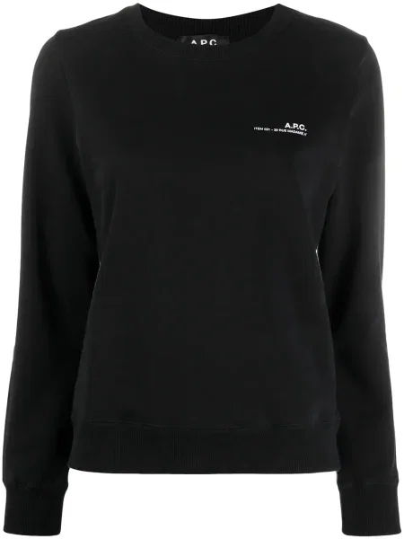 Hanorac A.p.c. cu imagine negru