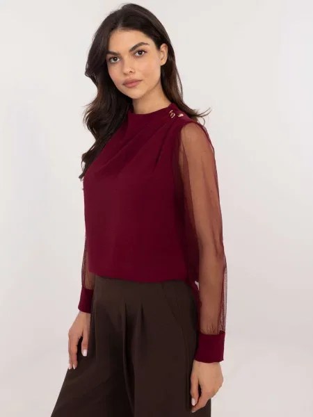 Bluză Italy Moda bordo