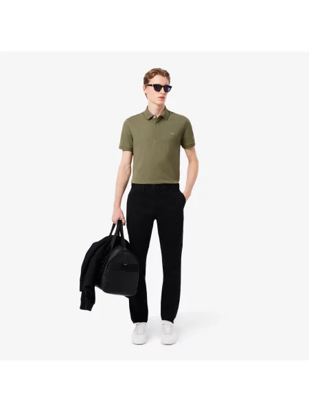 Поло Lacoste зеленое